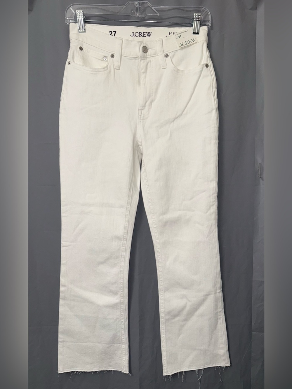 NWT J Crew 9" demi-boot crop jeans size 27